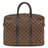 ルイヴィトン LOUIS VUITTON ポルト ドキュマン ヴォワヤージュ N41466 ダミエエベヌ×ブラック ダミエキャンバス ビジネスバッグ シルバー金具 ※付属品欠品