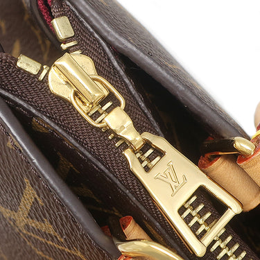 ルイヴィトン LOUIS VUITTON プティ パレ PM M45900 モノグラム モノグラムキャンバス 2WAYバッグ ゴールド金具 茶 赤 ハンドバッグ ショルダー