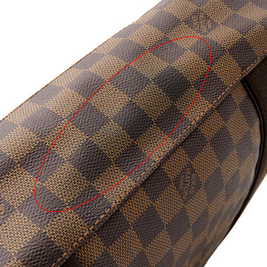 ルイヴィトン LOUIS VUITTON カバ ボブール N52006 ダミエ ダミエキャンバス トートバッグ ゴールド金具 茶