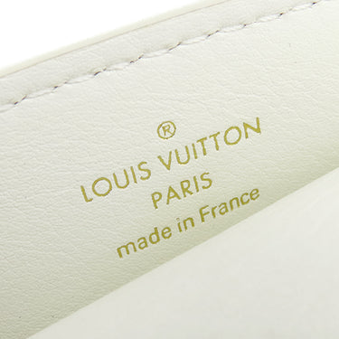 ルイヴィトン LOUIS VUITTON ニューウェーブ チェーントート M51978 スノー カーフ ショルダーバッグ ゴールド金具 白 ショルダー