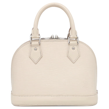 ルイヴィトン LOUIS VUITTON アルマBB M58706 クオーツ エピレザー 2WAYバッグ シルバー金具 オフホワイト ショルダー ハンドバッグ