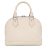 ルイヴィトン LOUIS VUITTON アルマBB M58706 クオーツ エピレザー 2WAYバッグ シルバー金具 オフホワイト ショルダー ハンドバッグ