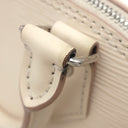 ルイヴィトン LOUIS VUITTON アルマBB M58706 クオーツ エピレザー 2WAYバッグ シルバー金具 オフホワイト ショルダー ハンドバッグ