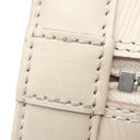 ルイヴィトン LOUIS VUITTON アルマBB M58706 クオーツ エピレザー 2WAYバッグ シルバー金具 オフホワイト ショルダー ハンドバッグ