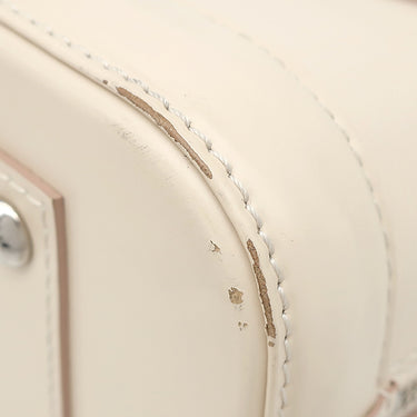 ルイヴィトン LOUIS VUITTON アルマBB M58706 クオーツ エピレザー 2WAYバッグ シルバー金具 オフホワイト ショルダー ハンドバッグ