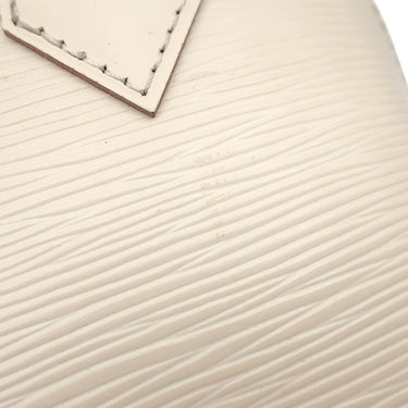 ルイヴィトン LOUIS VUITTON アルマBB M58706 クオーツ エピレザー 2WAYバッグ シルバー金具 オフホワイト ショルダー ハンドバッグ