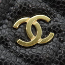 シャネル CHANEL マトラッセ チェーンショルダー A33814 ブラック キャビアスキン チェーンウォレット ゴールド金具 黒