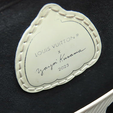 ルイヴィトン LOUIS VUITTON LV×YK アルマBB M21699 ブラック×ホワイト エピレザー 2WAYバッグ シルバー金具 草間彌生 パドロック欠品