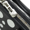 ルイヴィトン LOUIS VUITTON LV×YK アルマBB M21699 ブラック×ホワイト エピレザー 2WAYバッグ シルバー金具 草間彌生 パドロック欠品