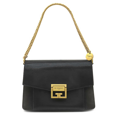 ジバンシイ GIVENCHY GV3 スモール チェーンバッグ BB501CB033 ブラック レザー スウェード 2WAYバッグ ゴールド金具 黒 ショルダー ハンドバッグ