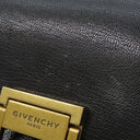 ジバンシイ GIVENCHY GV3 スモール チェーンバッグ BB501CB033 ブラック レザー スウェード 2WAYバッグ ゴールド金具 黒 ショルダー ハンドバッグ