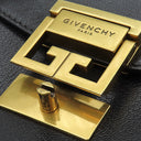 ジバンシイ GIVENCHY GV3 スモール チェーンバッグ BB501CB033 ブラック レザー スウェード 2WAYバッグ ゴールド金具 黒 ショルダー ハンドバッグ
