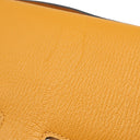 エルメス HERMES コンスタンス3 ミニ ヴェルソ ムタード×ローズアザレ シェーブル ショルダーバッグ シルバー金具 バイカラー