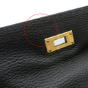 エルメス HERMES ケリー28 内縫い ブラック トゴ 2WAYバッグ ゴールド金具 黒 ハンドバッグ ショルダー