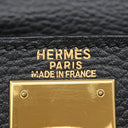 エルメス HERMES ケリー28 内縫い ブラック トゴ 2WAYバッグ ゴールド金具 黒 ハンドバッグ ショルダー