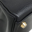 エルメス HERMES ケリー28 内縫い ブラック トゴ 2WAYバッグ ゴールド金具 黒 ハンドバッグ ショルダー