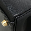 エルメス HERMES ケリー28 内縫い ブラック トゴ 2WAYバッグ ゴールド金具 黒 ハンドバッグ ショルダー