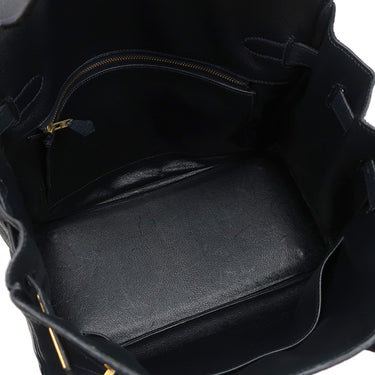 エルメス HERMES オータクロア32 ブルーインディゴ フィヨルド ハンドバッグ ゴールド金具 紺 リカラー有