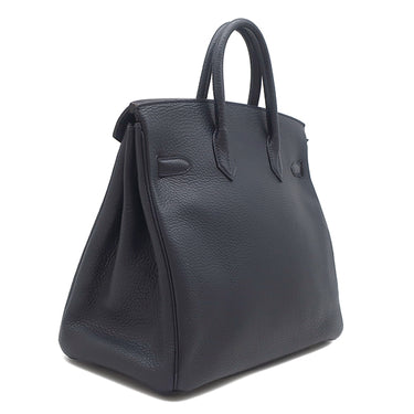 エルメス HERMES オータクロア32 ブルーインディゴ フィヨルド ハンドバッグ ゴールド金具 紺 リカラー有