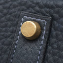 エルメス HERMES オータクロア32 ブルーインディゴ フィヨルド ハンドバッグ ゴールド金具 紺 リカラー有