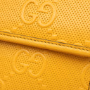 グッチ GUCCI GGエンボス ミニ ショルダーバッグ 625571 イエロー レザー GGエンボスレザー ショルダーバッグ シルバー金具