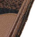プラダ PRADA トライアングルロゴ ツイード バッグ B11268 MARRONE ツイード レザー ハンドバッグ シルバー金具 茶 黒 ボーダー 三角ロゴ ミニトート