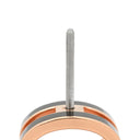 エルメス HERMES ポップアッシュ Hピアス ブラック×ローズゴールド GP エナメル ピアス ピンクゴールド 黒 Hモチーフ