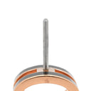 エルメス HERMES ポップアッシュ Hピアス ブラック×ローズゴールド GP エナメル ピアス ピンクゴールド 黒 Hモチーフ