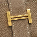 エルメス HERMES ベアン 4連 キーケース エトゥープ ヴォーエプソン キーケース ゴールド金具 グレージュ 4本