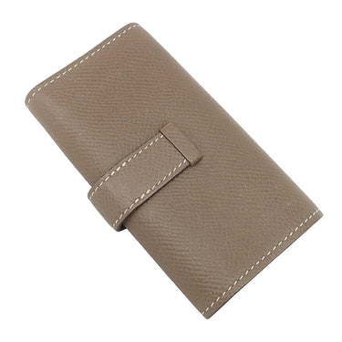 エルメス HERMES ベアン 4連 キーケース エトゥープ ヴォーエプソン キーケース ゴールド金具 グレージュ 4本