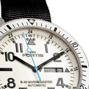 腕時計 フォルティス Fortis B-42 ホワイト マリンマスター 647.11.158 自動巻き メンズ OH済 ダイバーズ デイデイト 夜光ダイアル