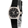 腕時計 ロレックス ROLEX オイスターパーペチュアル デイト 6517 8番台 自動巻き レディース OH済 8番台 K18WG×SS ブラック ヴィンテージ
