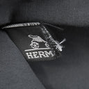 エルメス HERMES アカプルコPM ブラック トワルシェブロン レザー ハンドバッグ シルバー金具 黒 トート