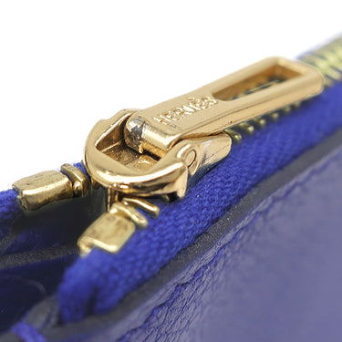エルメス HERMES コンスタンス スリム ヴェルソ ウォレット カシス×ブルーロイヤル エバーカラー 二つ折り財布 ゴールド金具