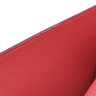エルメス HERMES ベアンスフレ ローズアザレ ヴォーエプソン 長財布 シルバー金具 ピンク