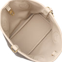 ルイヴィトン LOUIS VUITTON ネヴァーフル インサイドアウト BB M12099 ライムストーン×モノグラム モノグラムキャンバス グレインレザー 2WAYバッグ ゴールド金具 リバーシブル
