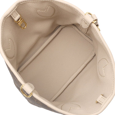ルイヴィトン LOUIS VUITTON ネヴァーフル インサイドアウト BB M12099 ライムストーン×モノグラム モノグラムキャンバス グレインレザー 2WAYバッグ ゴールド金具 リバーシブル