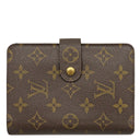 ルイヴィトン LOUIS VUITTON ポルト パピエ ジップ M61207 モノグラム モノグラムキャンバス 二つ折り財布 ゴールド金具 茶 ポケットケース欠品
