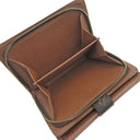 ルイヴィトン LOUIS VUITTON ポルト パピエ ジップ M61207 モノグラム モノグラムキャンバス 二つ折り財布 ゴールド金具 茶 ポケットケース欠品