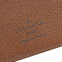 ルイヴィトン LOUIS VUITTON ポルト パピエ ジップ M61207 モノグラム モノグラムキャンバス 二つ折り財布 ゴールド金具 茶 ポケットケース欠品