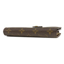 ルイヴィトン LOUIS VUITTON ポルト パピエ ジップ M61207 モノグラム モノグラムキャンバス 二つ折り財布 ゴールド金具 茶 ポケットケース欠品