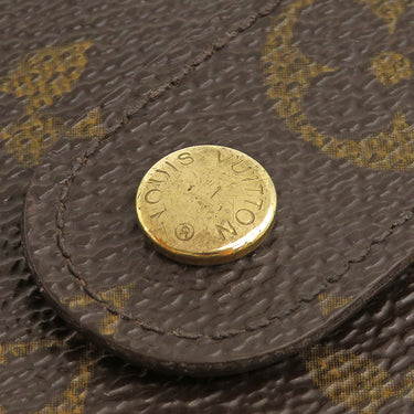 ルイヴィトン LOUIS VUITTON ポルト パピエ ジップ M61207 モノグラム モノグラムキャンバス 二つ折り財布 ゴールド金具 茶 ポケットケース欠品