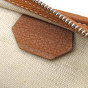 ゴヤール GOYARD グレナディン ブラウン×ブラック PVCコーティングキャンバス レザー ショルダーバッグ シルバー金具 ヘリンボーン 杉綾模様 ワンショルダー