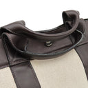 エルメス HERMES サック フールトゥ MM エベーヌ×ナチュラル キャンバス エバーカーフ トートバッグ シルバー金具 茶 ナチュラル A4 ハンドバッグ