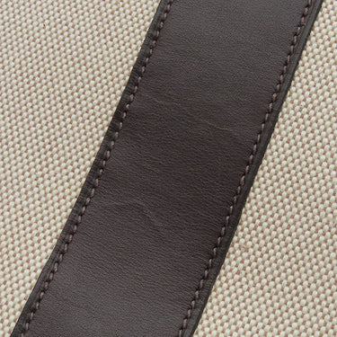 エルメス HERMES サック フールトゥ MM エベーヌ×ナチュラル キャンバス エバーカーフ トートバッグ シルバー金具 茶 ナチュラル A4 ハンドバッグ