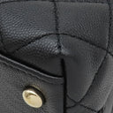 シャネル CHANEL ココハンドル XXS AS2215 ブラック キャビアスキン 2WAYバッグ シャンパンゴールド金具 トップハンドル