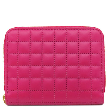 セリーヌ CELINE キルティング コインケース ピンク レザー カードケース ゴールド金具 コインケース フラグメントケース