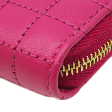 セリーヌ CELINE キルティング コインケース ピンク レザー カードケース ゴールド金具 コインケース フラグメントケース