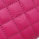 セリーヌ CELINE キルティング コインケース ピンク レザー カードケース ゴールド金具 コインケース フラグメントケース