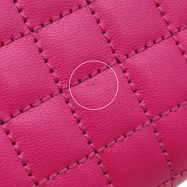 セリーヌ CELINE キルティング コインケース ピンク レザー カードケース ゴールド金具 コインケース フラグメントケース
